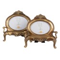 Clayre & Eef Cornice per foto 13x18 cm Color oro Plastica Vetro