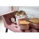 Clayre & Eef Photo Frame 7x9 cm Gold colored Polyresin Oval