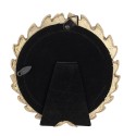 Clayre & Eef Bilderrahmen Ø 8 cm Goldfarbig Polyresin Rund