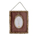 Clayre & Eef Fotolijst  10x15 cm Goudkleurig Kunststof Glas Rechthoek