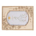 Clayre & Eef Photo Frame 10x15 cm Beige Gold colored Plastic Rectangle