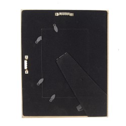 Clayre & Eef Photo Frame 10x15 cm Black Gold colored Plastic Glass Rectangle