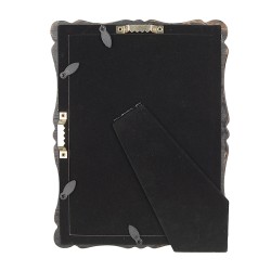 Clayre & Eef Cornice per foto 13x18 cm Nero Marrone Plastica Rettangolo