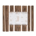 Clayre & Eef Cadre photo 13x18 cm Marron Bois Verre Rectangle
