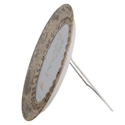 Clayre & Eef Photo Frame 18x24 cm Beige Iron Glass Oval