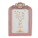 Clayre & Eef Photo Frame 10x15 cm Pink Polyresin