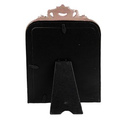 Clayre & Eef Bilderrahmen 10x15 cm Rosa Kunststoff Glas