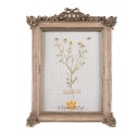 Clayre & Eef Bilderrahmen 10x15 cm Goldfarbig Polyresin