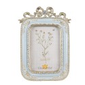 Clayre & Eef Bilderrahmen 10x15 cm Blau Polyresin