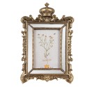 Clayre & Eef Cornice per foto 10x15 cm Color oro Poliresina