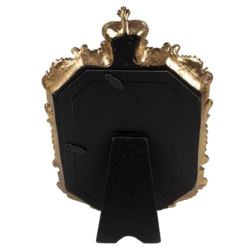 Clayre & Eef Photo Frame 10x15 cm Gold colored Polyresin