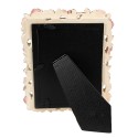 Clayre & Eef Bilderrahmen 10x15 cm Rosa Kunststoff Glas Rosen