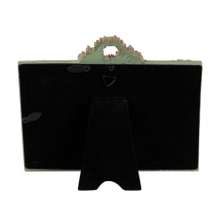 Clayre & Eef Photo Frame 10x15 cm Green Polyresin