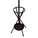 Clayre & Eef Attaccapanni da terra 180 cm Marrone Ferro