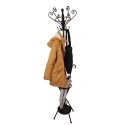 Clayre & Eef Attaccapanni da terra 180 cm Marrone Ferro
