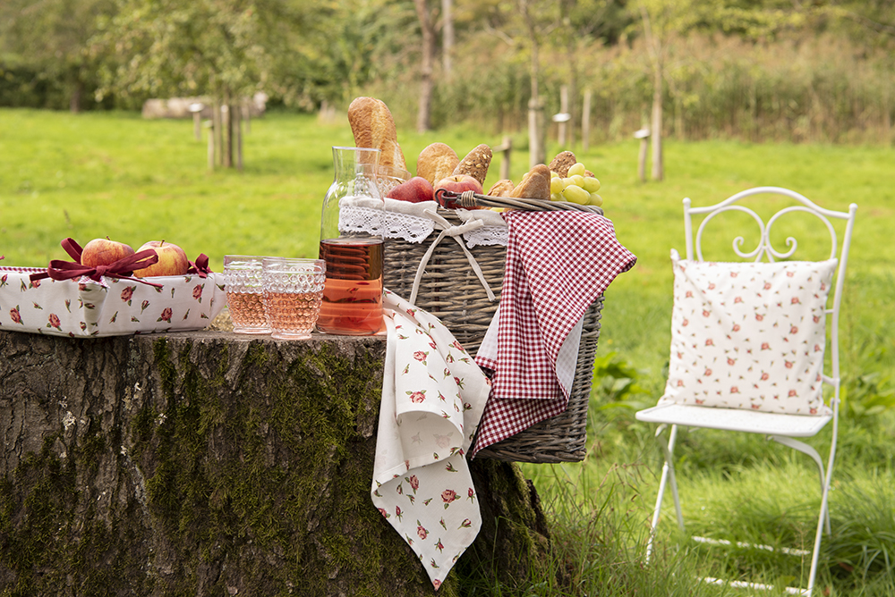 Opbergmand 40X26X34 Cm Beige Rotan-image