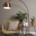 Clayre & Eef Tavolino 61x37x70 cm Color rame Ferro Vetro Triangolo