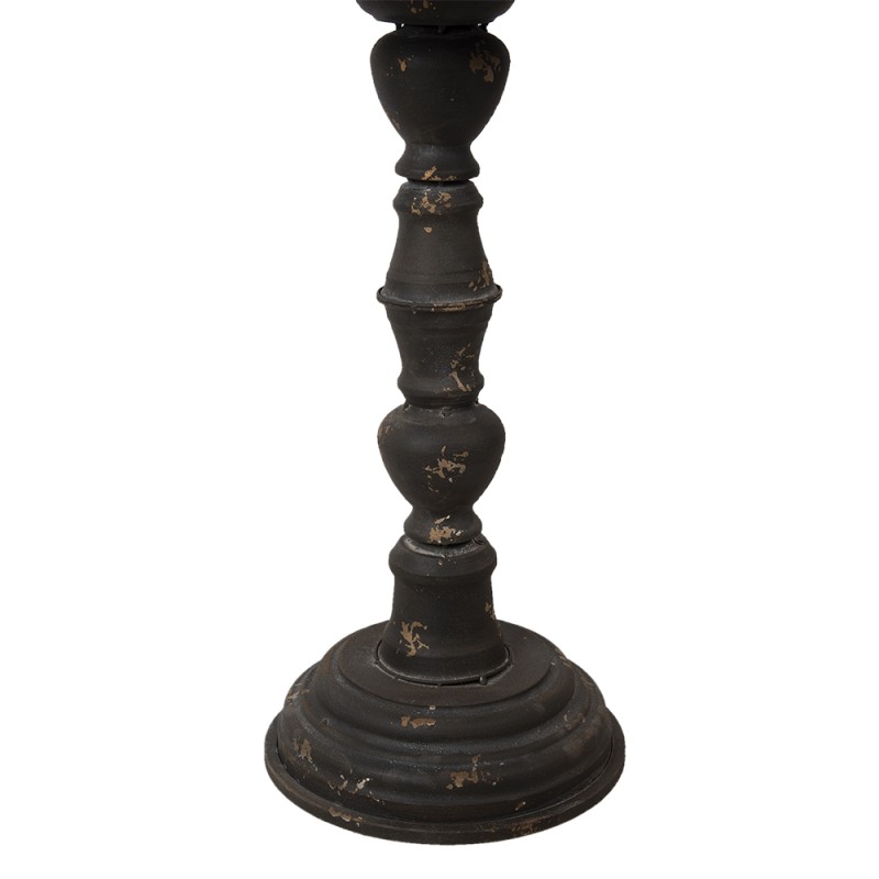 Clayre & Eef Table d'appoint Ø 57x75 cm Marron Bois Fer Rond