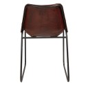 Clayre & Eef Dining Chair 46x48x79 cm Brown Leather