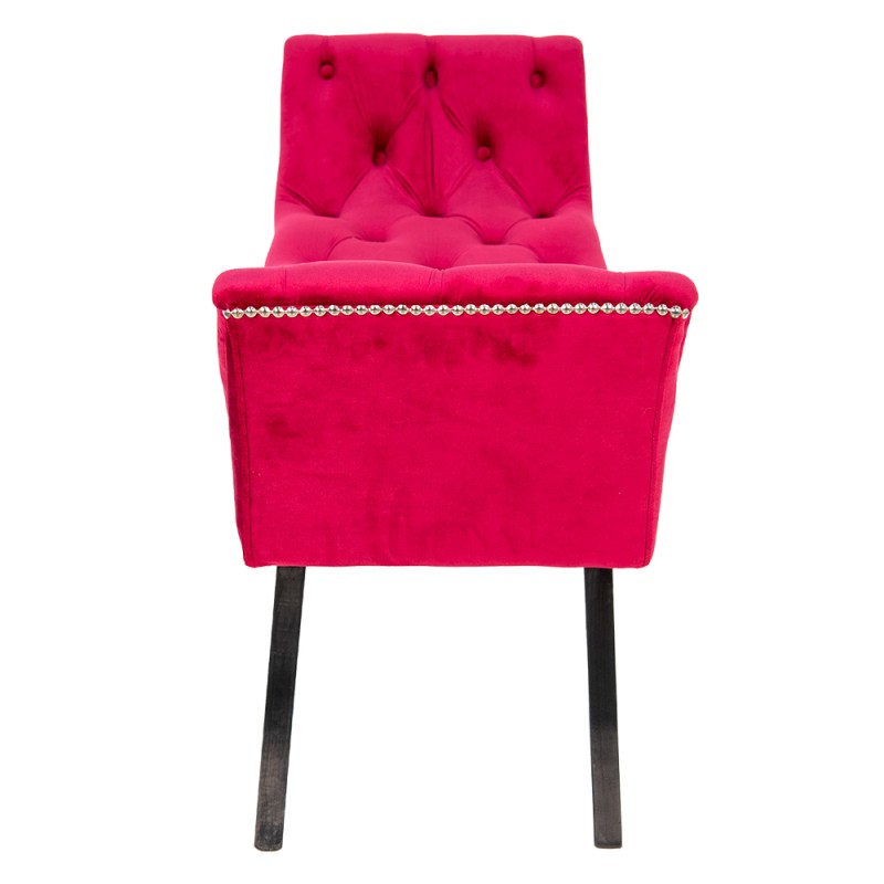 Clayre & Eef Zitbank  2-Zits Rood Textiel