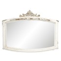 Clayre & Eef Miroir 72x55 cm Blanc Bois Rectangle