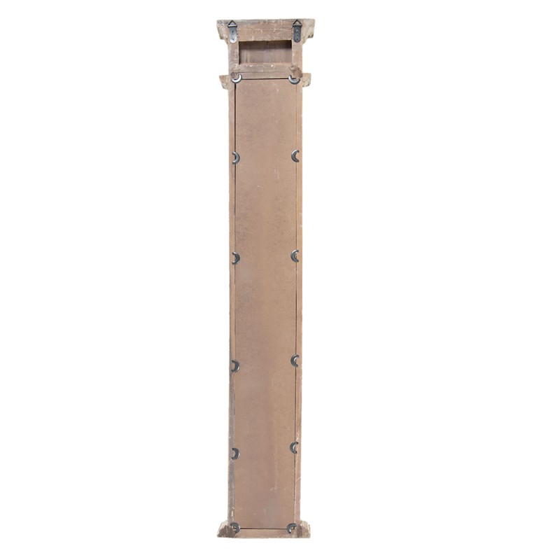 Clayre & Eef Specchio 28x145 cm Bianco Legno  Rettangolo