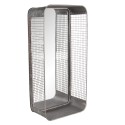 Clayre & Eef Spiegel  28x57 cm Grijs Ijzer Rechthoek