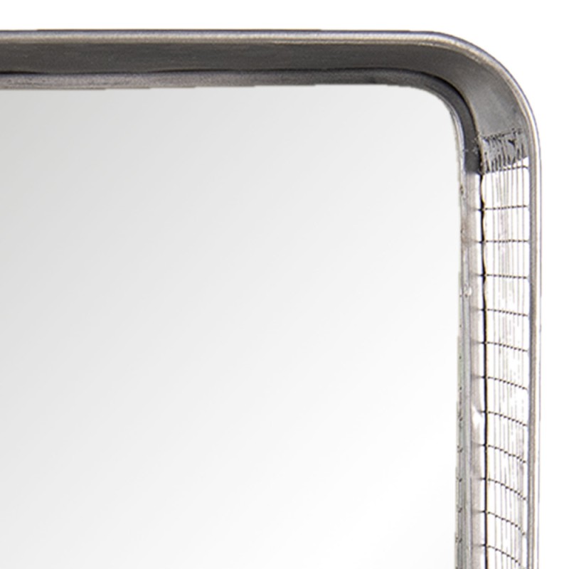 Clayre & Eef Miroir 28x57 cm Gris Fer Rectangle