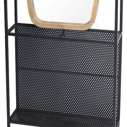 Clayre & Eef Spiegel  54x160 cm Zwart Hout Rechthoek