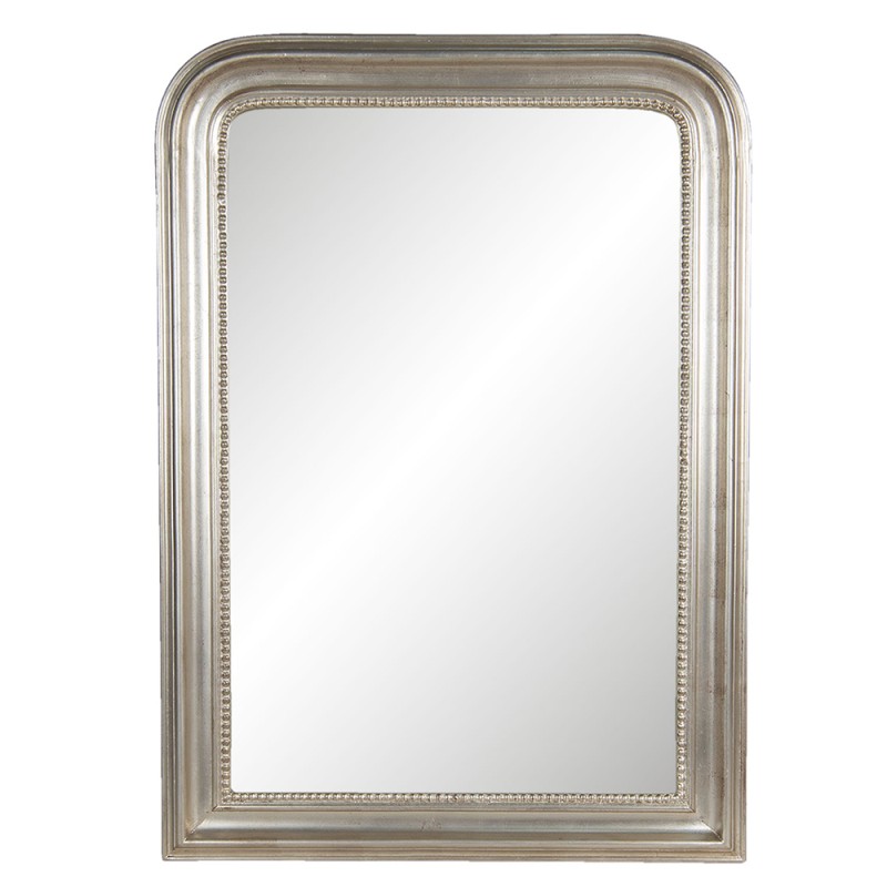 Clayre & Eef Spiegel 76x106 cm Silberfarbig Holz