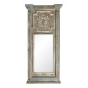 Clayre & Eef Mirror 55x118 cm Blue Grey Wood Rectangle