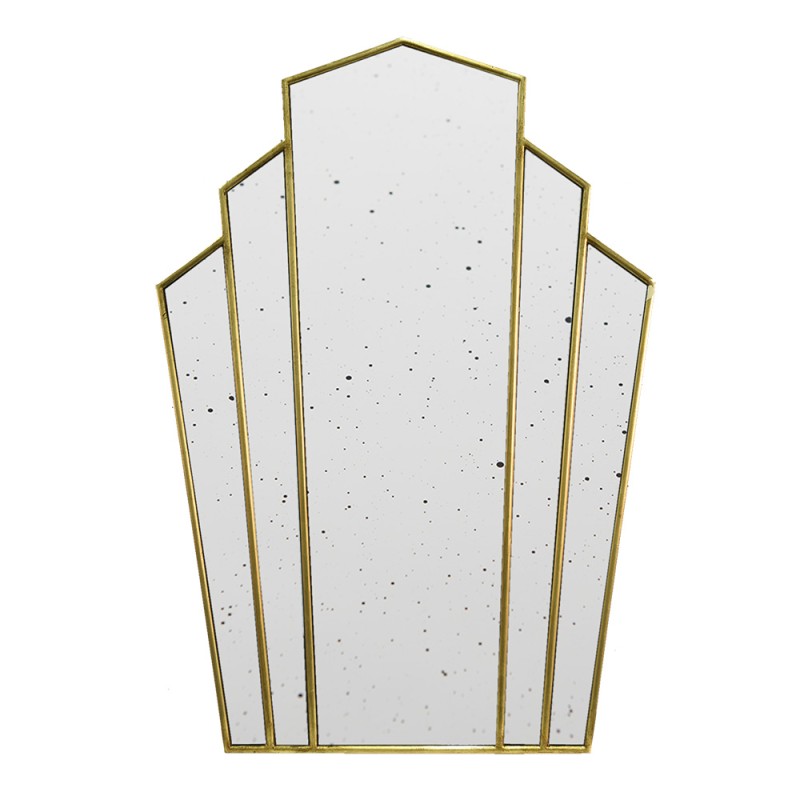 Clayre & Eef Spiegel 70x100 cm Goldfarbig Kunststoff