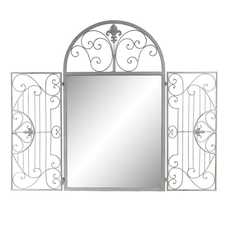 Clayre & Eef Spiegel 61x103 cm Grau Eisen