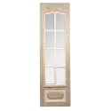 Clayre & Eef Miroir 50x172 cm Beige Gris Bois Verre Rectangle