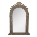 Clayre & Eef Spiegel  73x7x115 cm Grijs Beige Glas Hout
