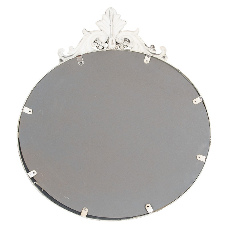 Clayre & Eef Specchio 51x4x57 cm Beige Nero Metallo Vetro