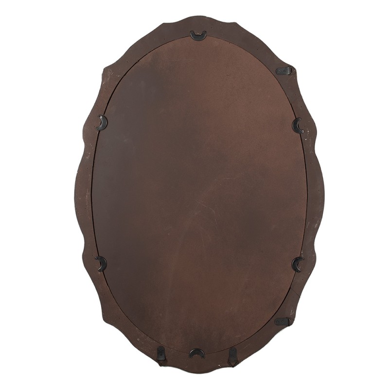 Clayre & Eef Spiegel  52x3x75 cm Beige Bruin Hout Glas