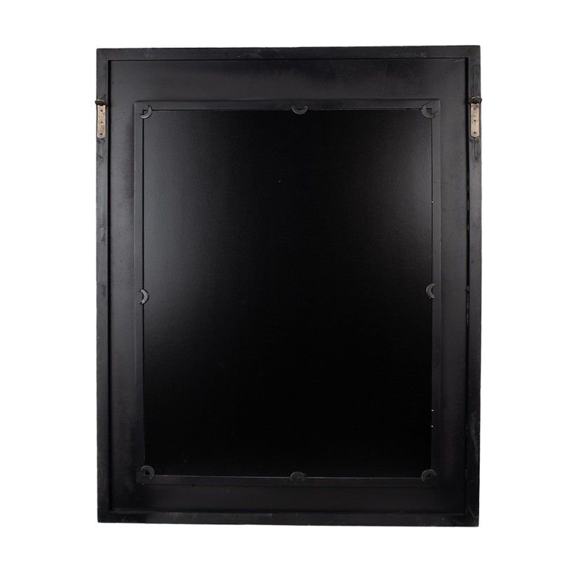 Clayre & Eef Mirror 80x4x100 cm Green Wood Glass Rectangle