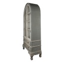Clayre & Eef Vitrine 95x41x200 cm Gris Beige Bois Verre
