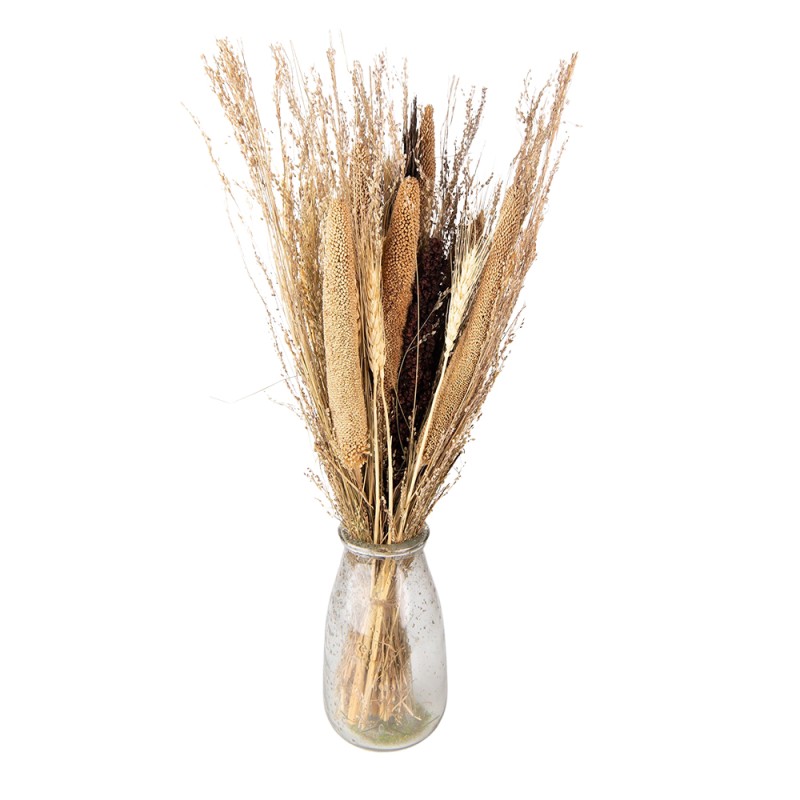 Clayre & Eef Trockenblumen 60 cm Beige Trockenblumen