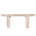Clayre & Eef Etagère murale 100x23x41 cm Blanc Bois Rectangle