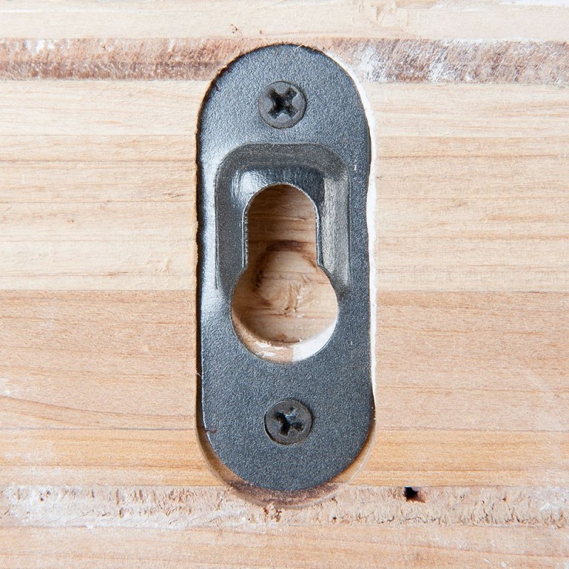 Clayre & Eef Wandregal 100x23x41 cm Weiß Holz Rechteck