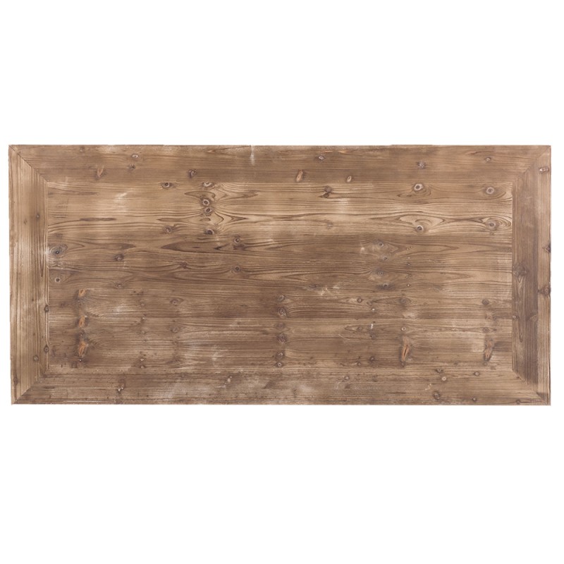 Clayre & Eef Eettafel  180x90x82 cm Bruin Hout Rechthoek