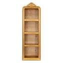 Clayre & Eef Scaffale da parete 42x19x126 cm Color oro Legno