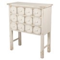Clayre & Eef Ladekast  78x36x95 cm Wit Hout Rechthoek