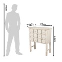 Clayre & Eef Ladekast  78x36x95 cm Wit Hout Rechthoek