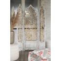Clayre & Eef Room Divider 124x186 cm White Gold colored Wood Rectangle