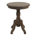 Clayre & Eef Table d'appoint Ø 50x65 cm Marron Bois Rond