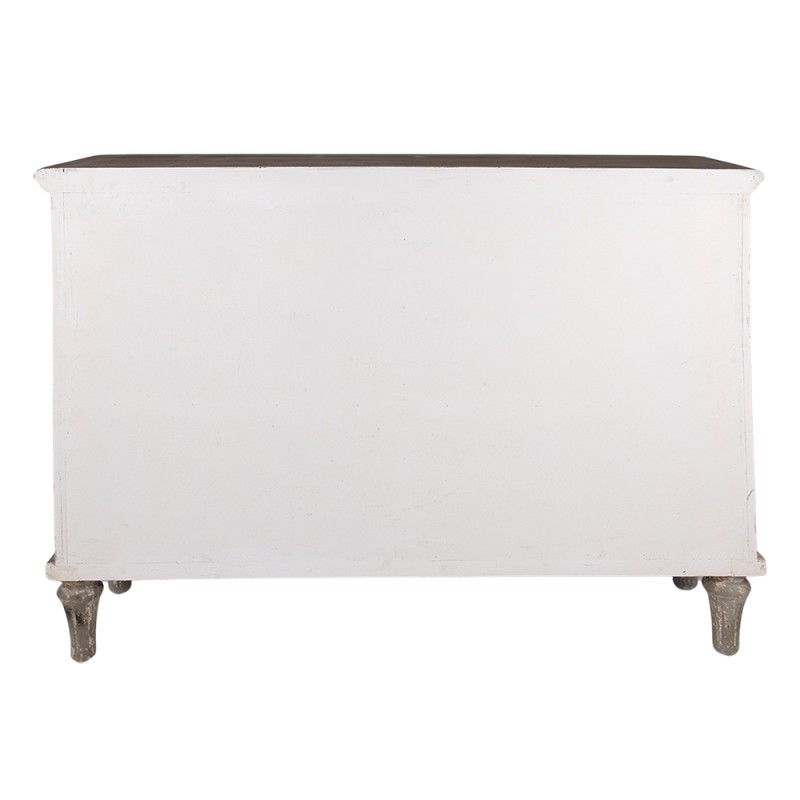 Clayre & Eef Dressoir  141x40x105 cm Beige Grijs Hout Rechthoek