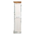 Clayre & Eef Wandkast  76x38x151 cm Wit Bruin Hout
